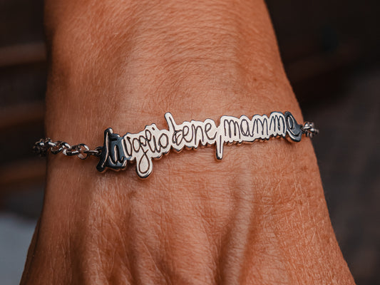 Bracciale con Dedica Scritta a Mano