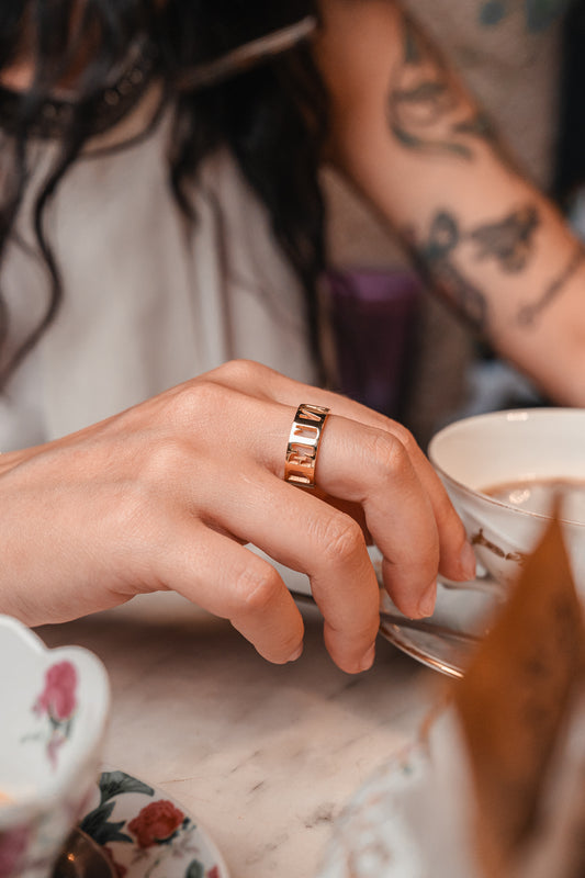 Anello a Fascia con Nome