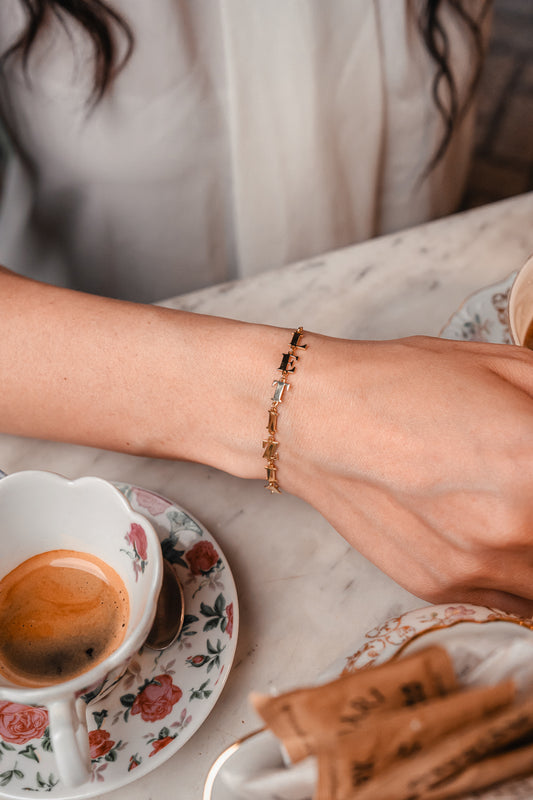 Bracciale Con Nome e Catenella