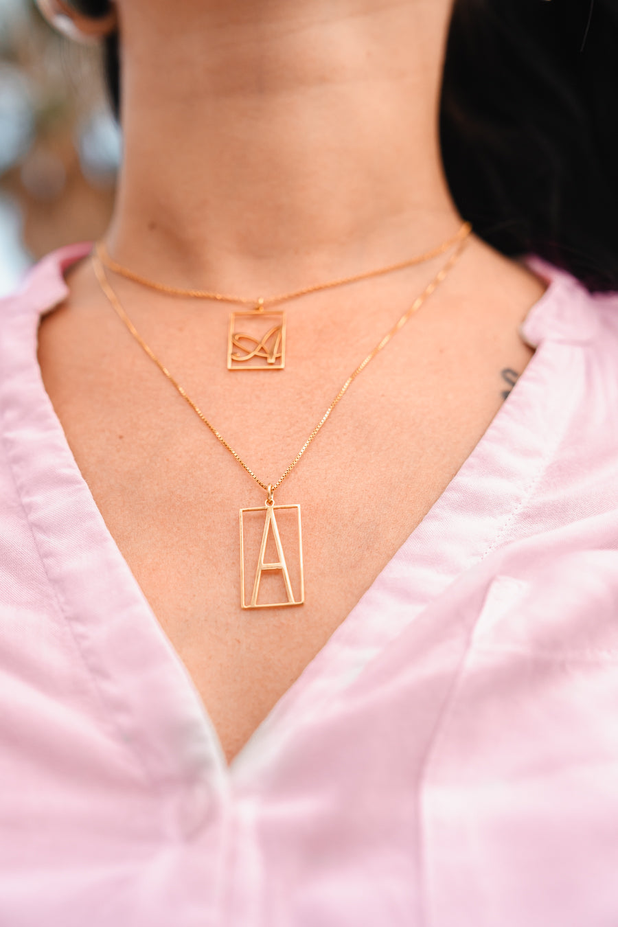 Collana Iniziale Rettangolo