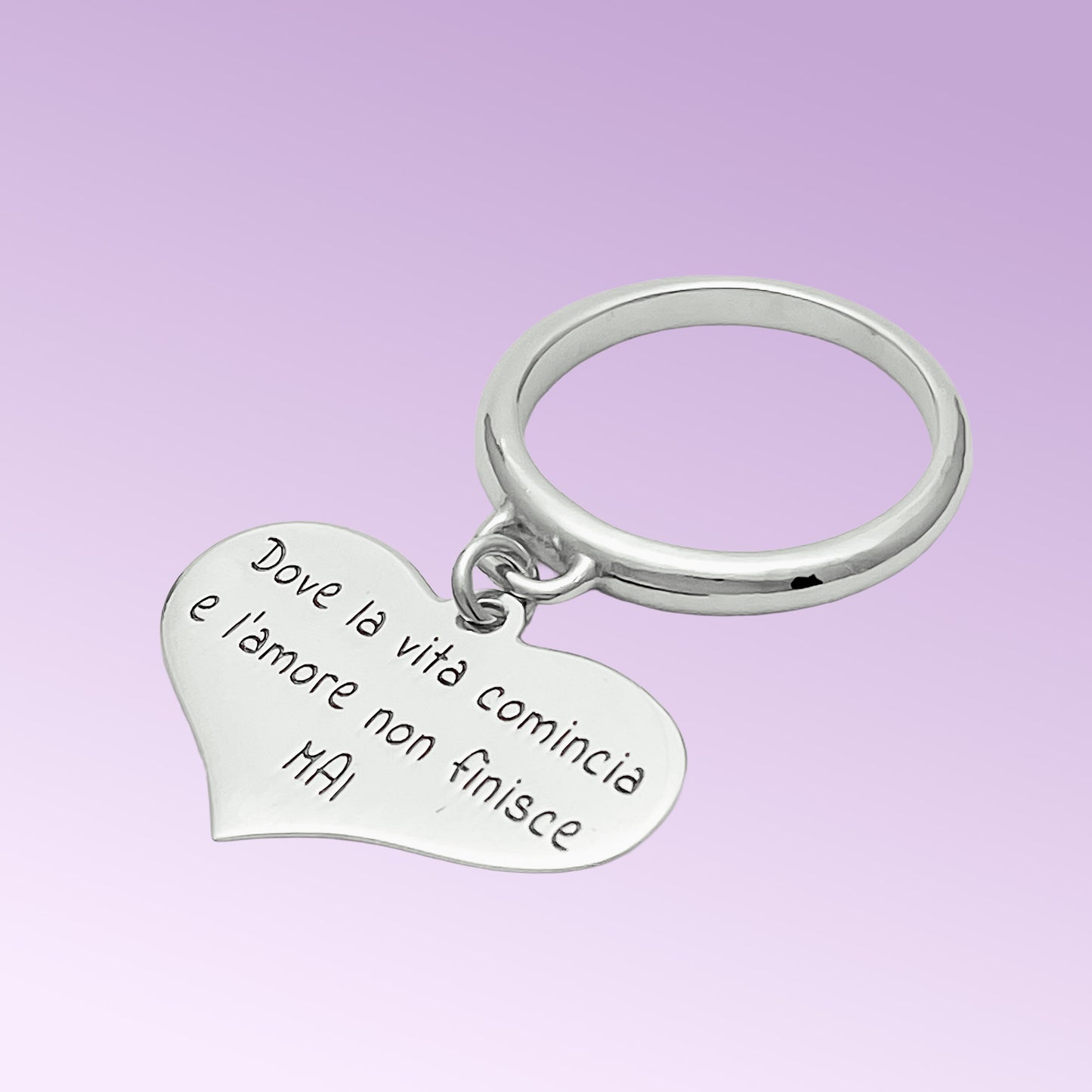 Anello Charm Cuore