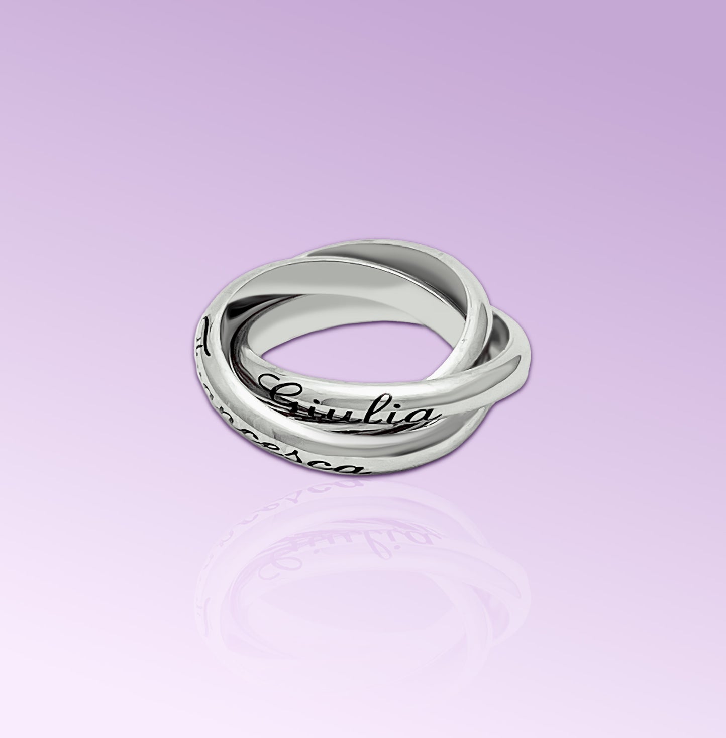Anello Intreccio in Argento 925 | Personalizzato E Fatto a Mano in Italia.