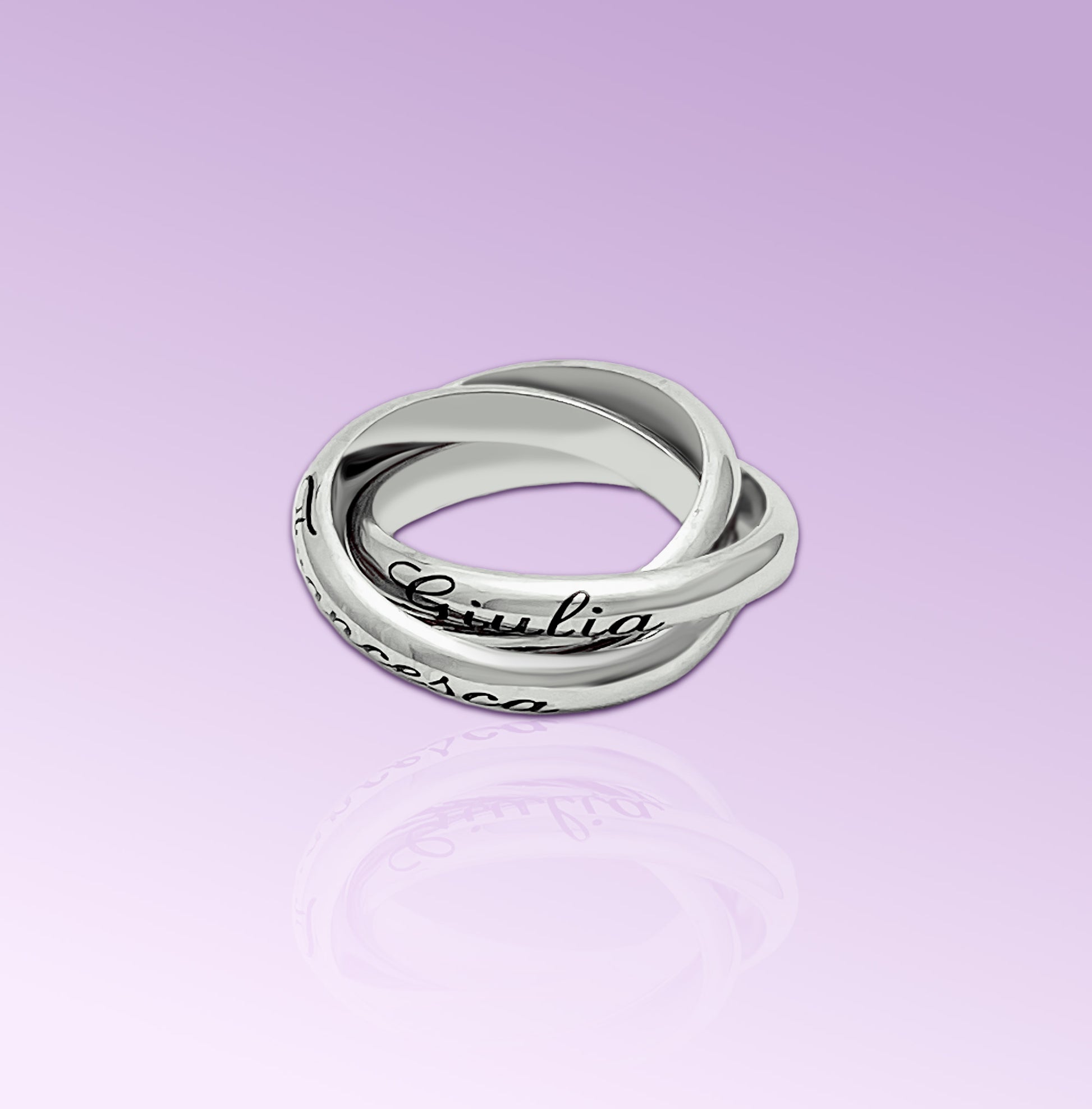 Anello Intreccio in Argento 925 | Personalizzato E Fatto a Mano in Italia.