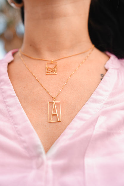 Collana Iniziale Rettangolo
