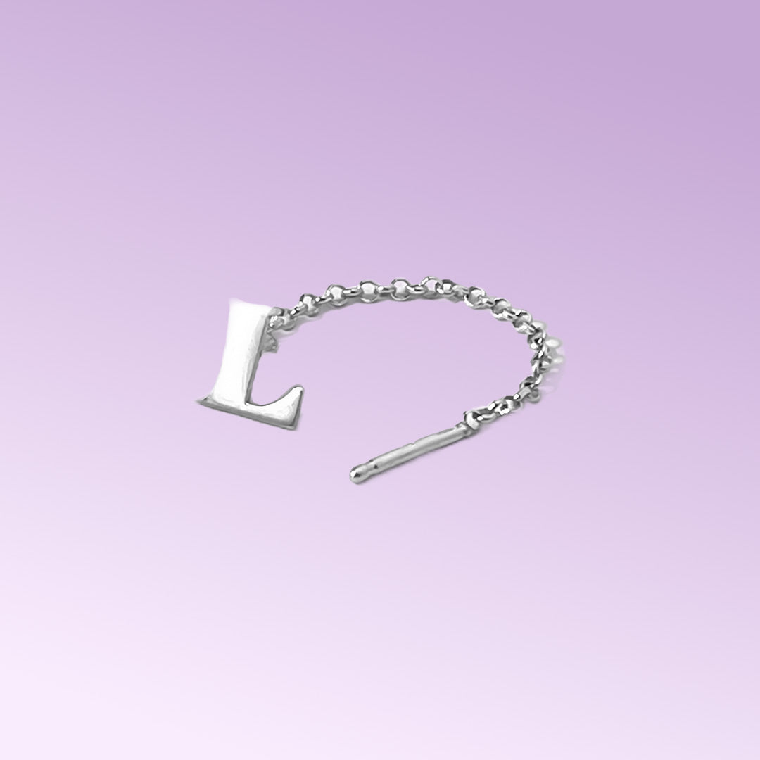 Iniziale con Catenella in Argento 925 | Personalizzato e  Fatto a Mano in Italia. Amira gioielli personalizzati