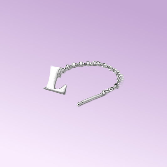 Iniziale con Catenella in Argento 925 | Personalizzato e  Fatto a Mano in Italia. Amira gioielli personalizzati
