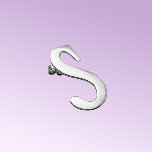 orecchino Iniziale in Argento 925 | Personalizzato e  Fatto a Mano in Italia. Amira gioielli personalizzati