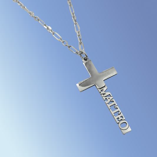 Collana con Croce Personalizzata con Nome