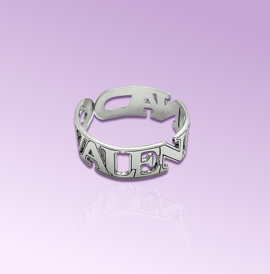 Anello a Fascia con Nome