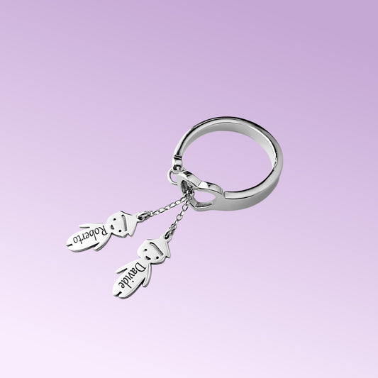 Anello Charm Bimbini